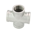 Cross tee stainless steel cast pipe fitting water fittings prices